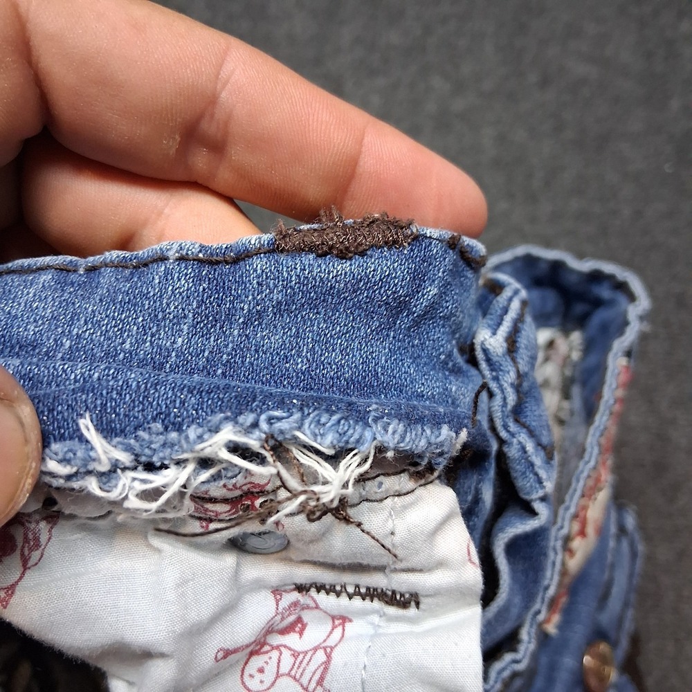 True Religion Jeans Billy Support Blue Womens Size 29 Straight Leg - Picture 9 of 15